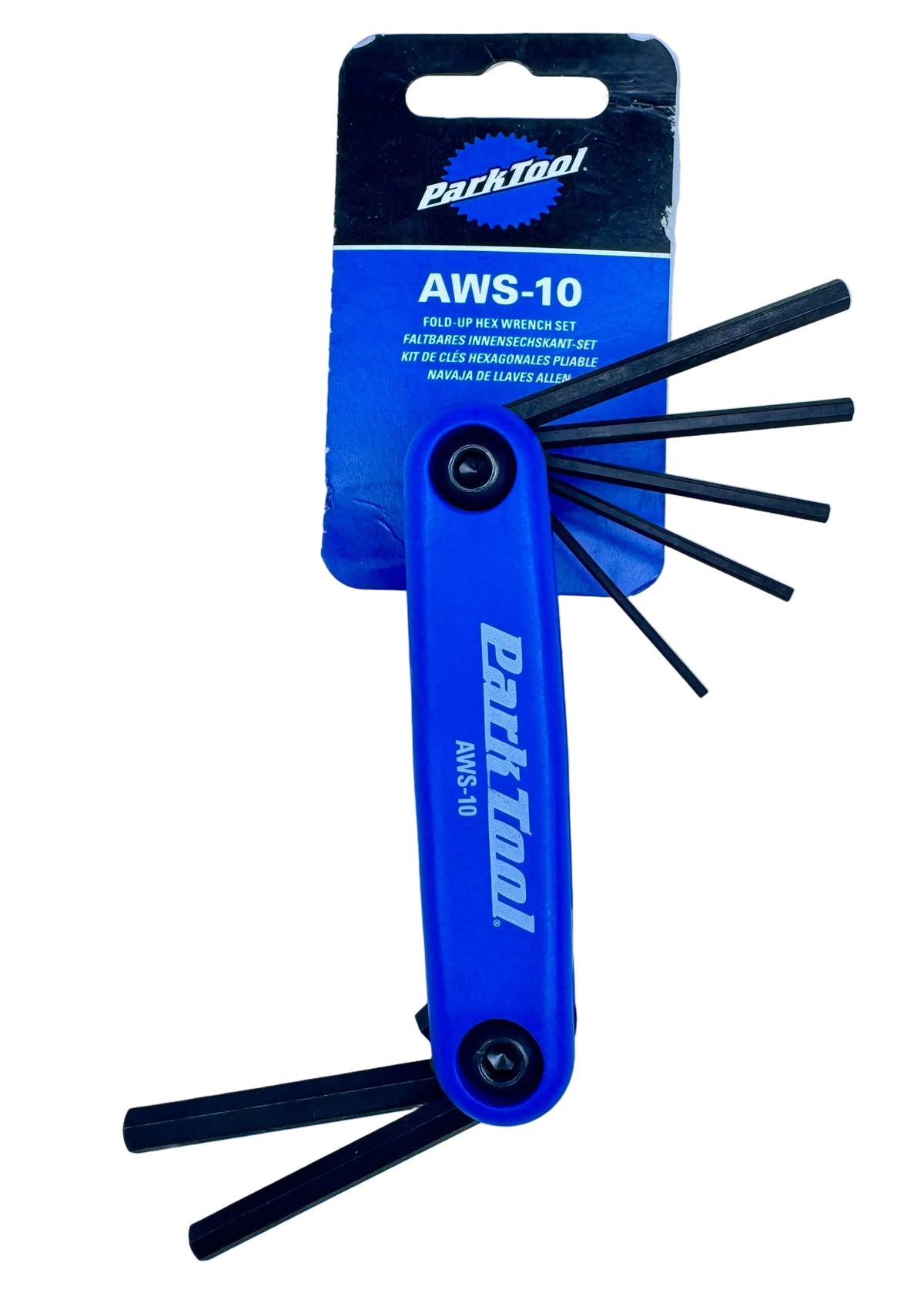 Park Tool AWS-10 Fold-up Hex Wrench Set: 1.5mm to 6mm