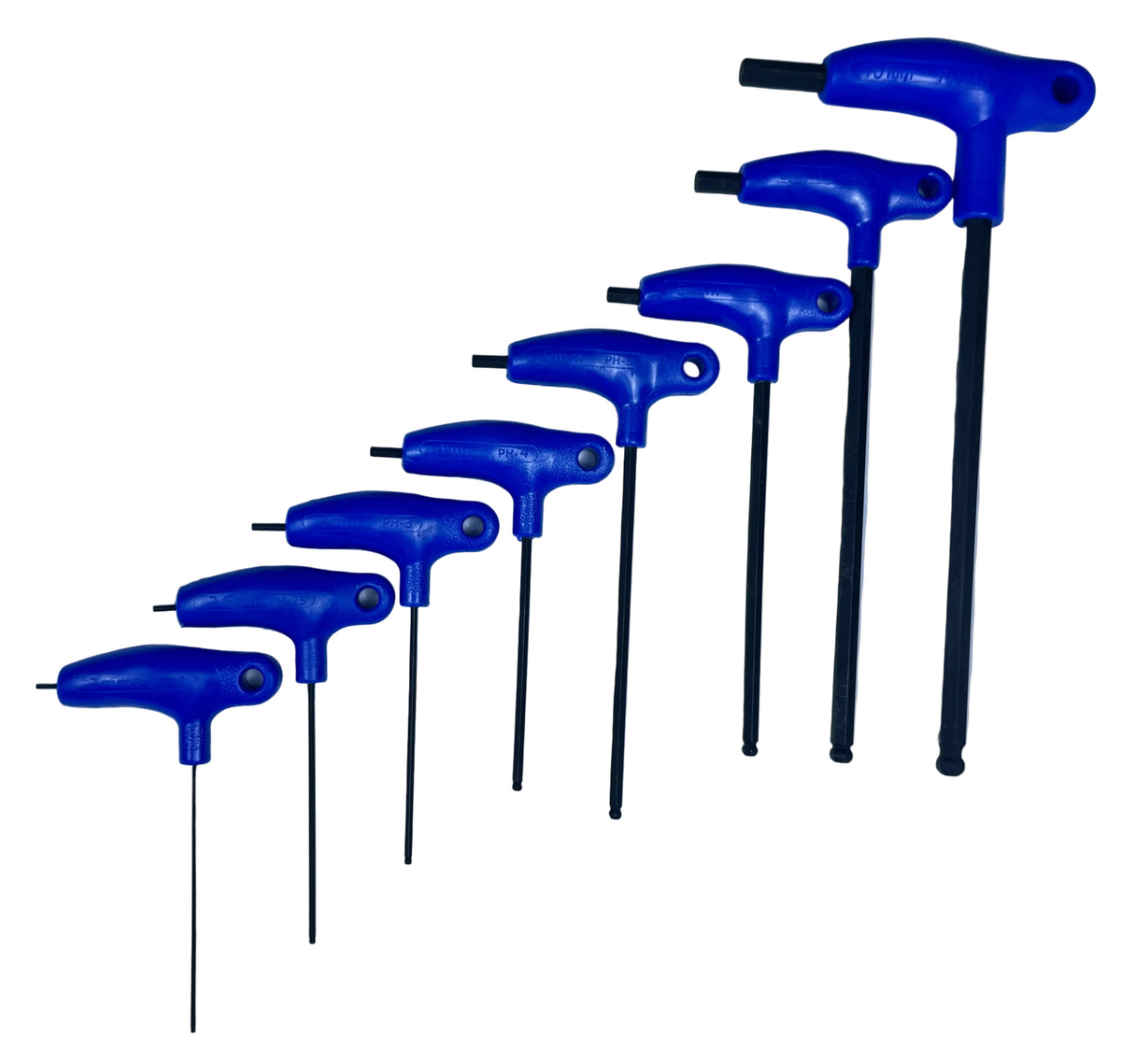 Park Tool PH-1.2 P-Handle Hex Wrench Set of 8 with Holder