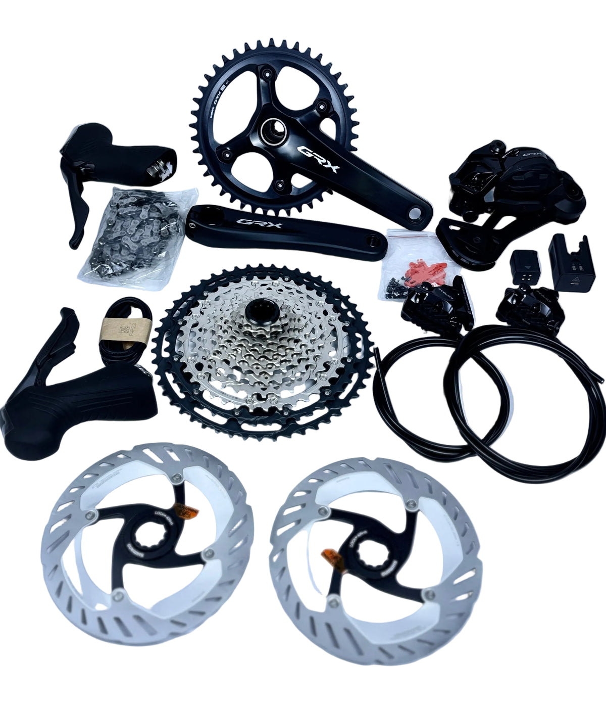 SHIMANO GRX Di2 827 groupset 1x12 | 170 mm 42 teeth / 10-51 teeth
