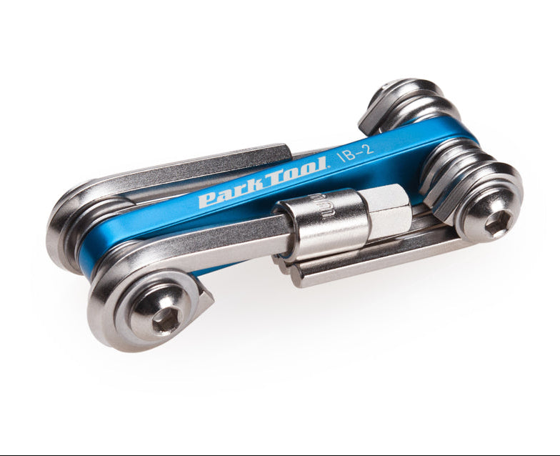 Park Tool IB-2 I-Beam Mini Fold-up Hex Wrench/Screwdriver/Star Driver Set