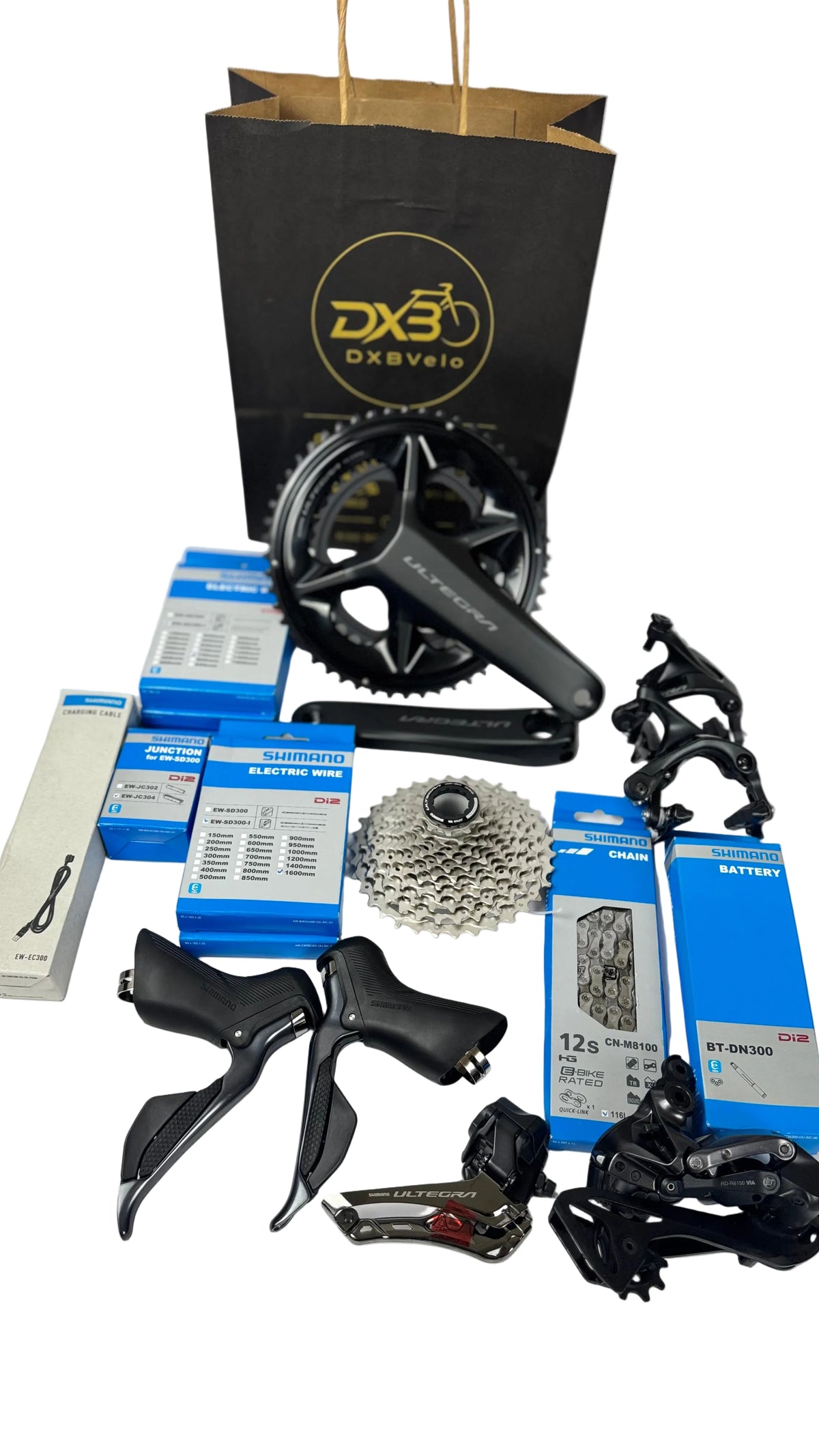 Shimano Ultegra Di2 12-Speed Rim Brake Groupset (R8150)