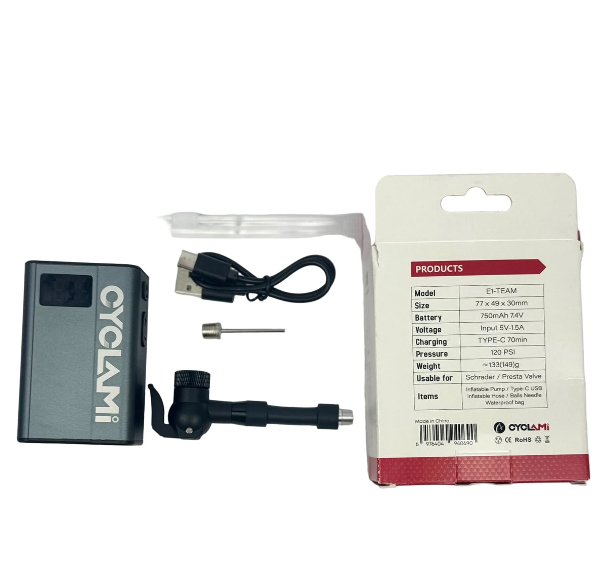 Cyclami E1 Team Mini Electric Pump