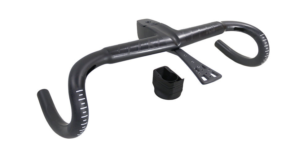 Gravel bar-stem with internal cable routing