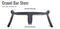 Grvfest-20 carbon integrated gravel handlebar, 40/42/44/46cm widths
